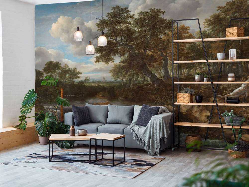 Paysage avec cascade