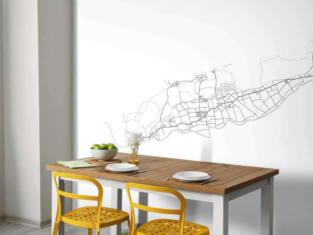 Carte de Terschelling, blanc