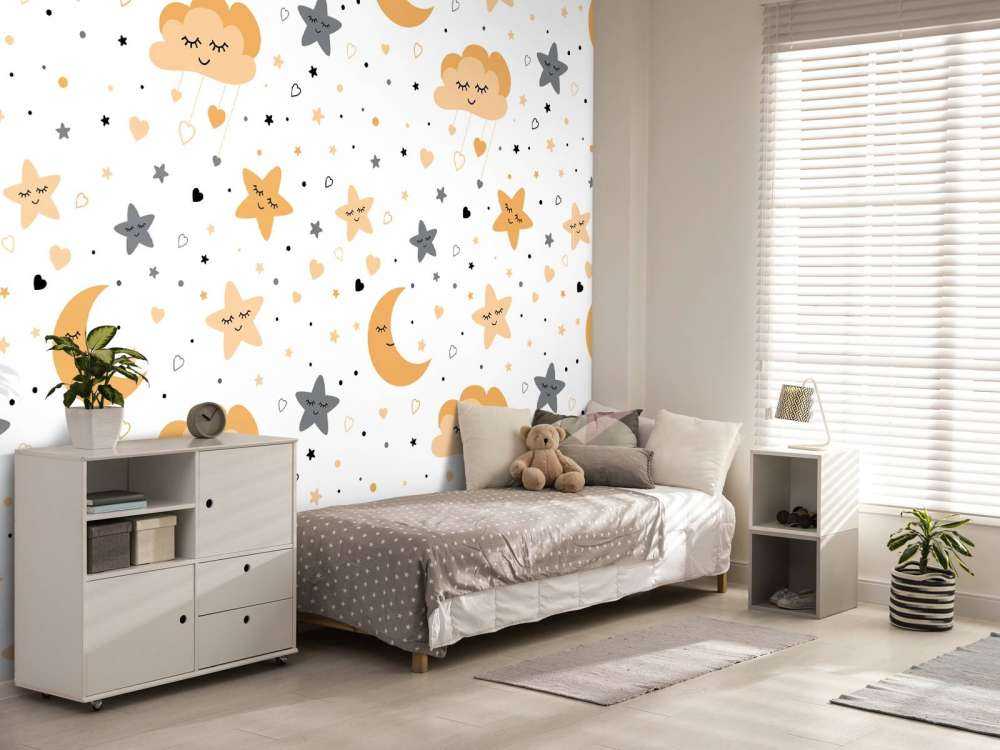 Nuages, lunes et étoiles