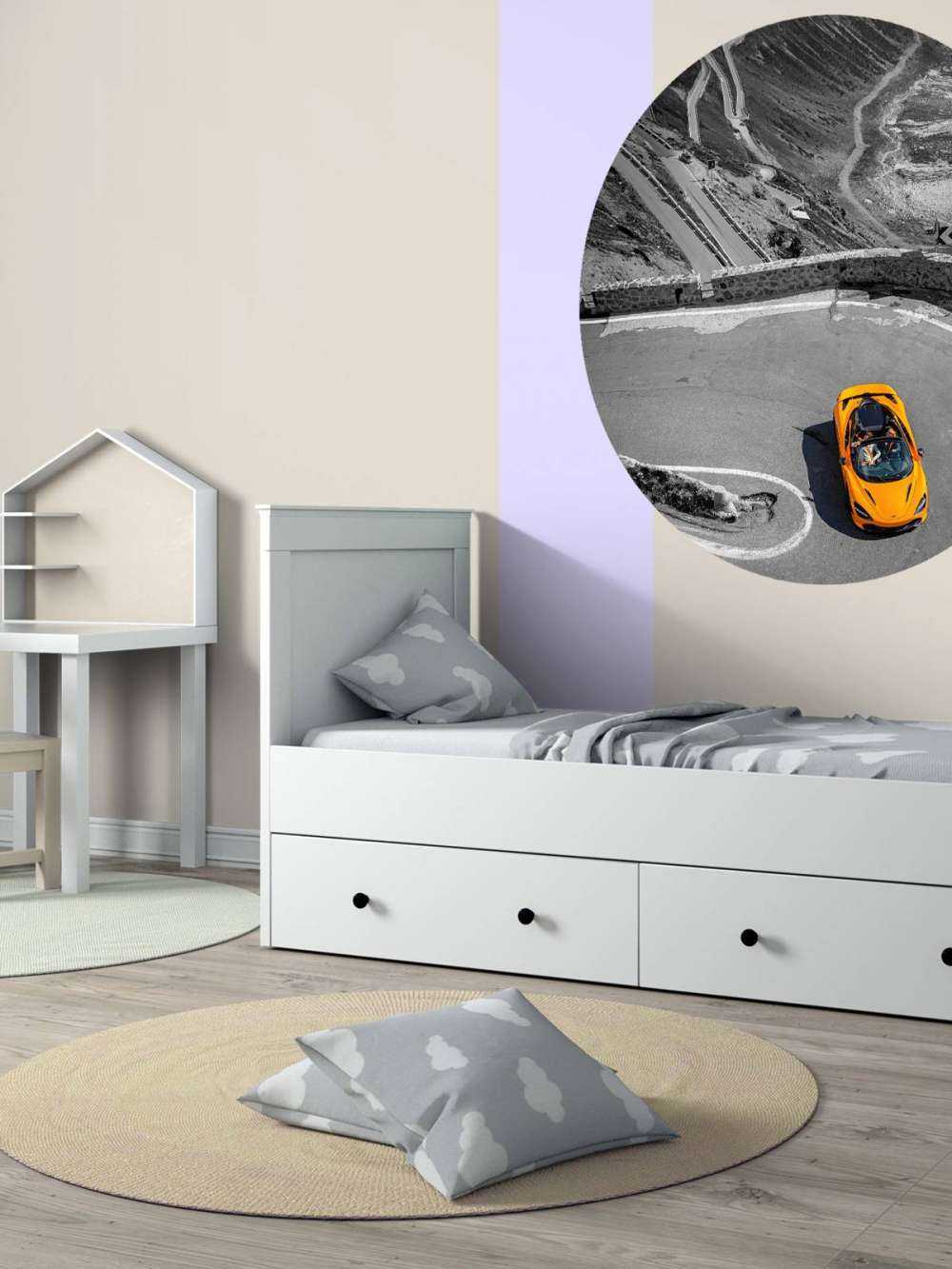 McLaren sur le Stelviopas - couleur spot