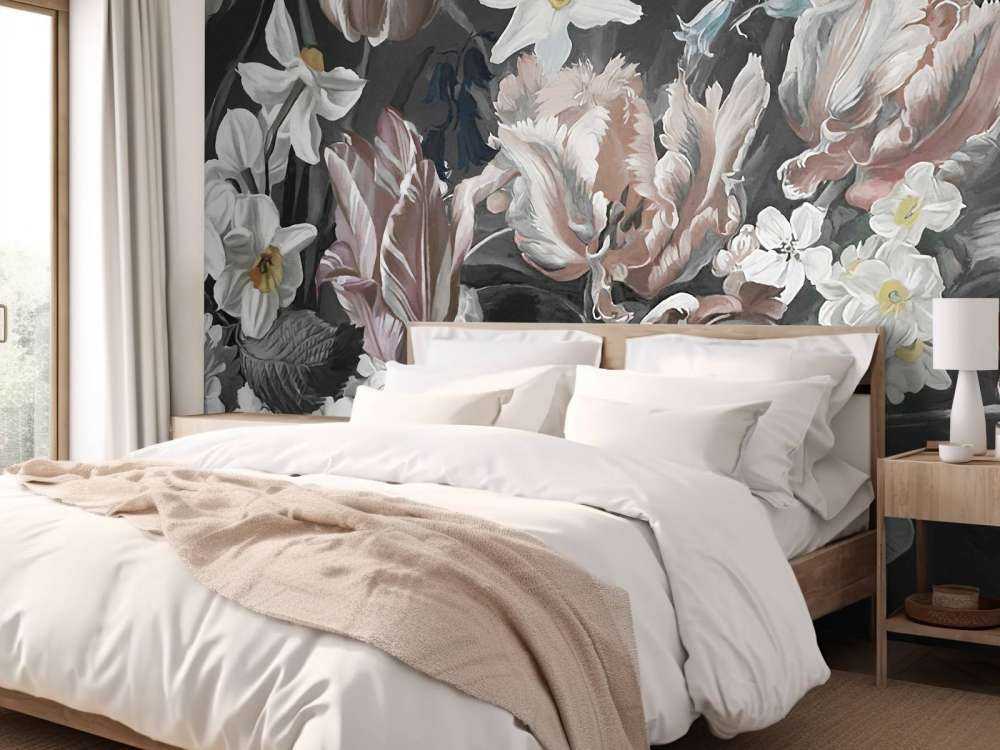 Bouquet avec des pions orange