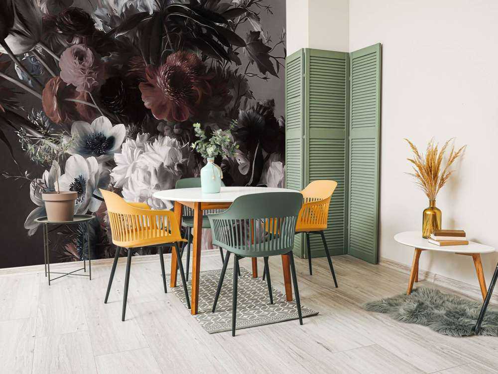 Grand bouquet avec des anémones roses