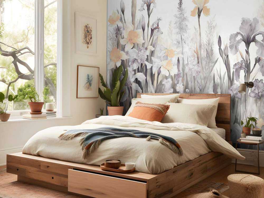 Printemps parfumé - beige