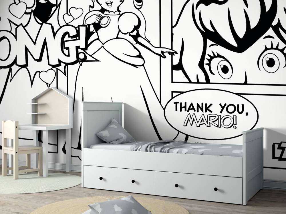 Moment de princesse en bande dessinée