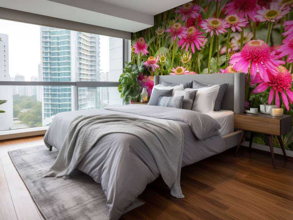 Les échinacées dans le jardin