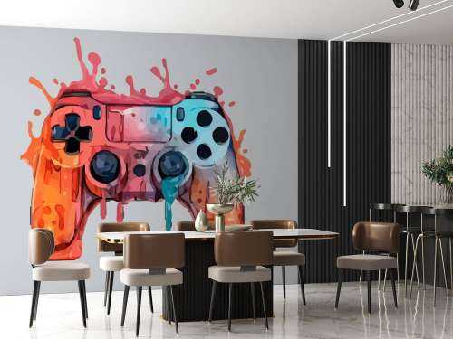 Aquarelle Gamer Éclaboussure