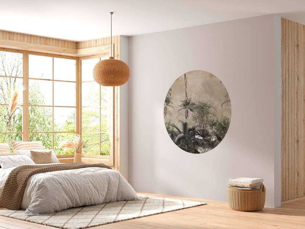 Forêt tropicale dans le brouillard