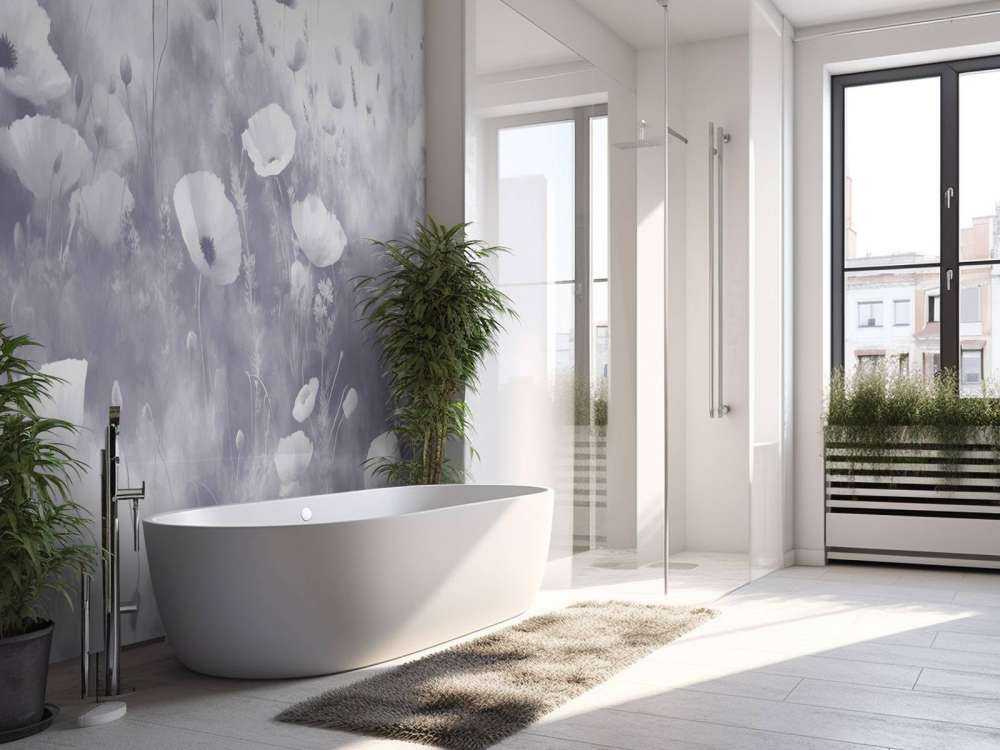 Danse de fleurs sauvages - violet