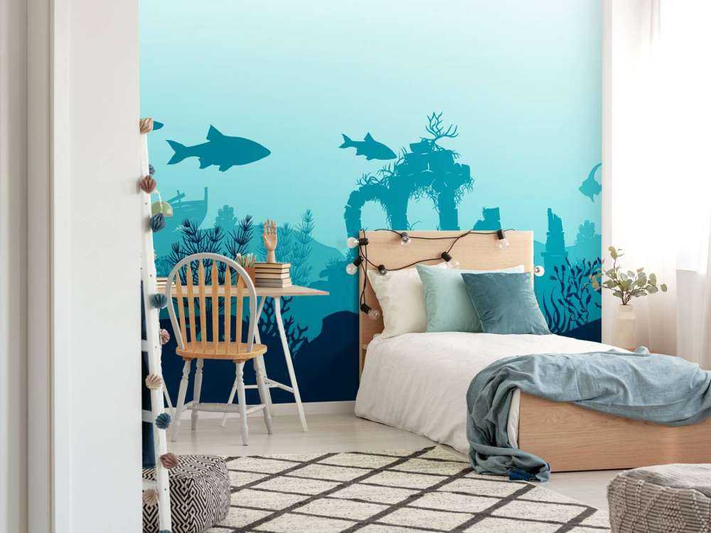 Silhouettes sous-marines