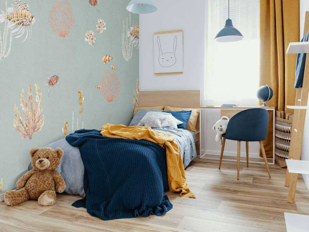Coral Garden - Blue - 120