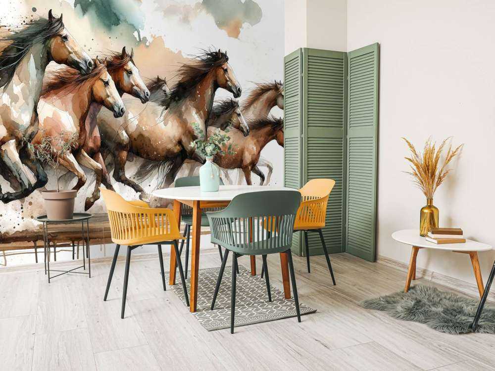 Chevaux au galop
