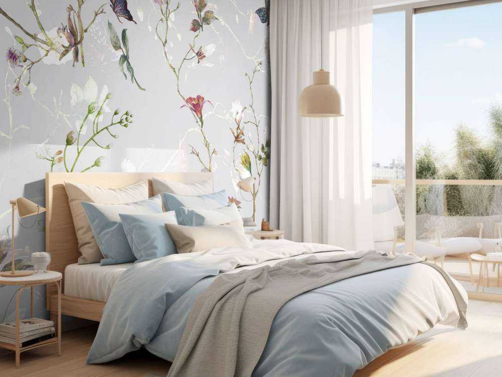 Flore de papillons Jeu de lumière