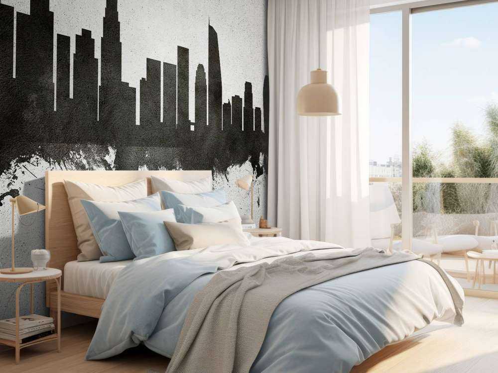 Aquarelle skyline, Los Angeles