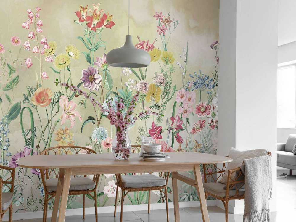 Symphonie de fleurs sauvages pastel