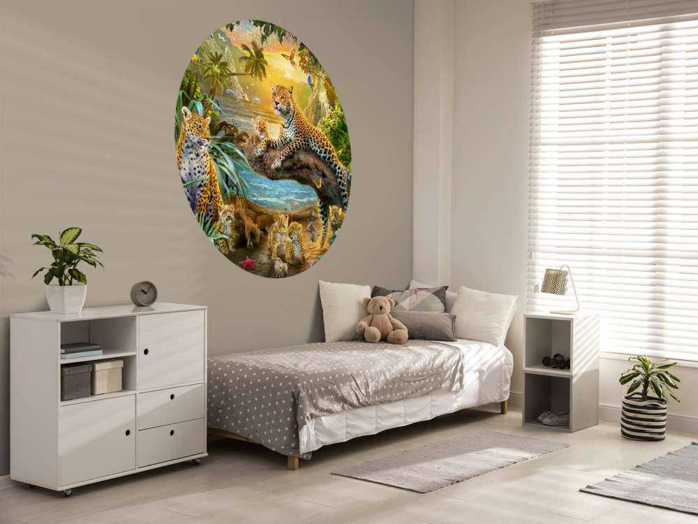 Leopards Family in the Bay