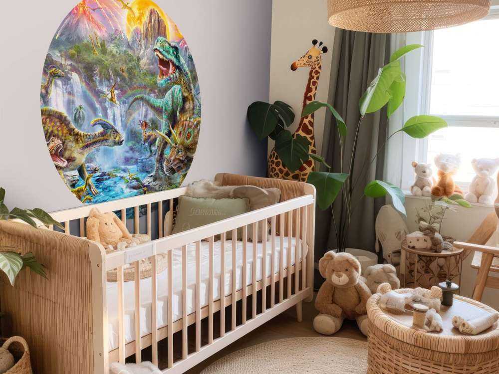 Dinosaurs at the Waterfalls