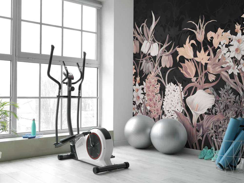 Fleurs de printemps - Sepia vintage