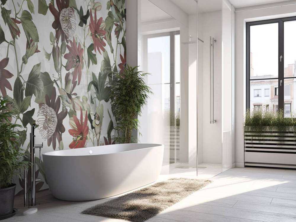 Sept oiseaux dans un feuillage enchanté - Ivoire