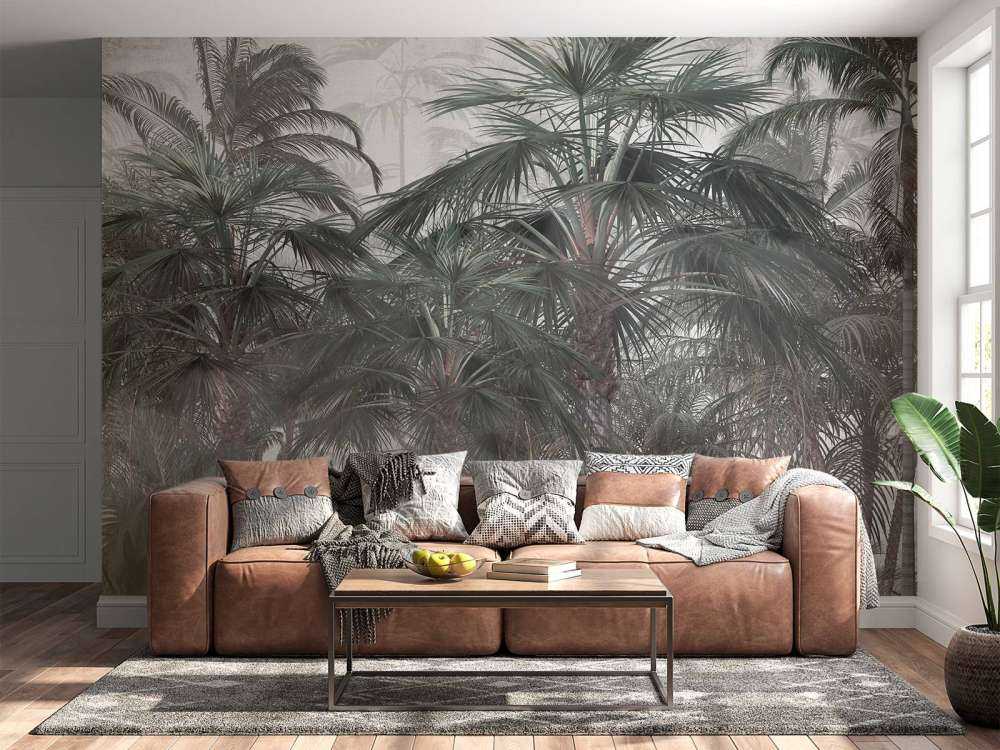 Sérénité Crépusculaire des Palmiers