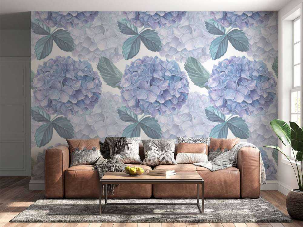 Rosée sur les Hortensias