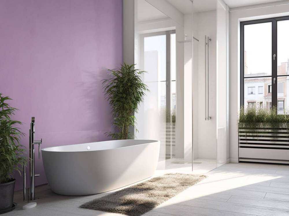 Béton violet lilas