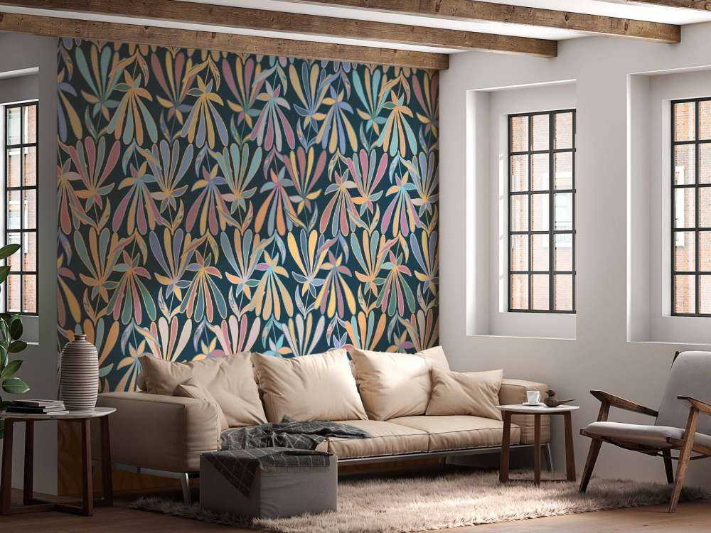 Fleurs dans des tons pastel