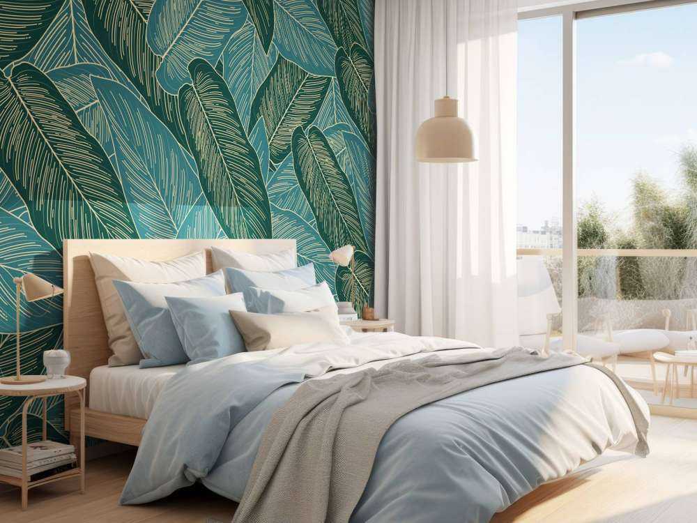 Feuille fendue dorée