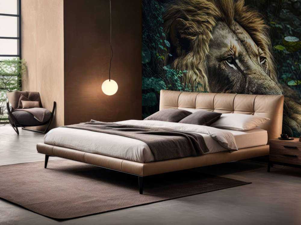 Le roi lion dans la jungle