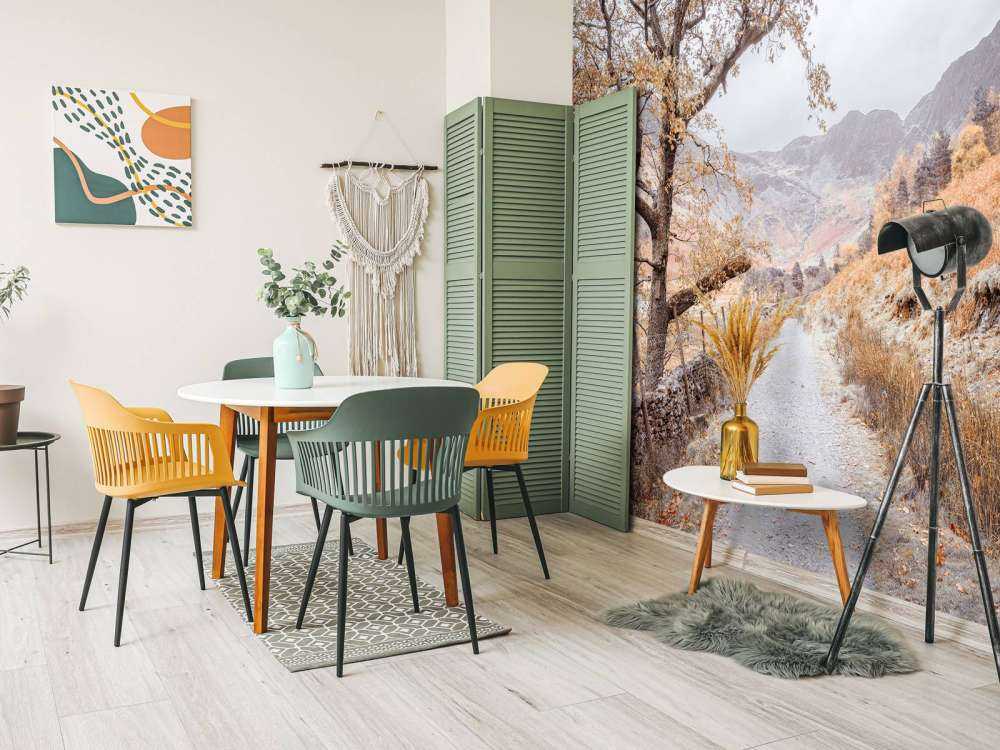 Chemin entre les montagnes