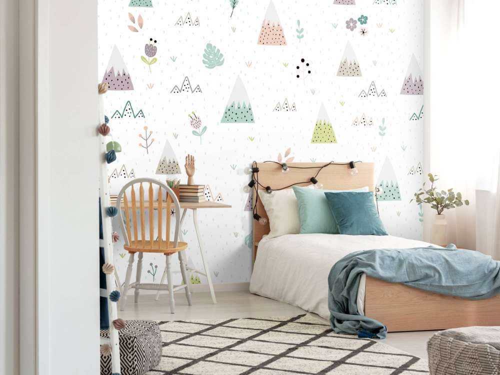 Montagnes, plantes et fleurs