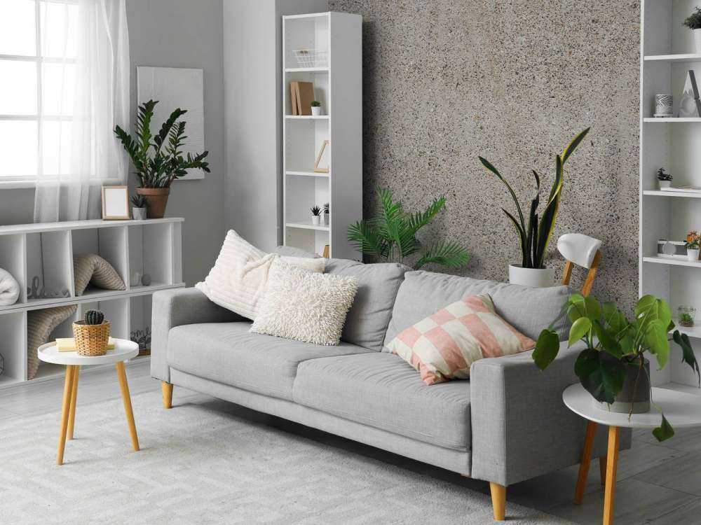 Béton avec grosses pierres