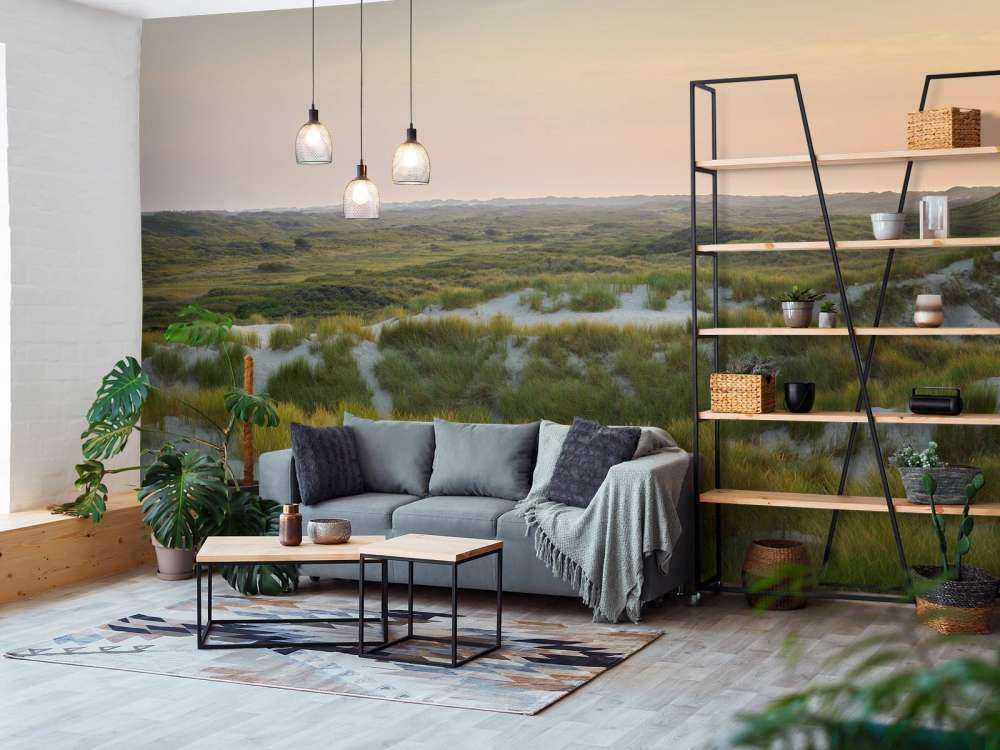 Coucher de soleil dans les dunes