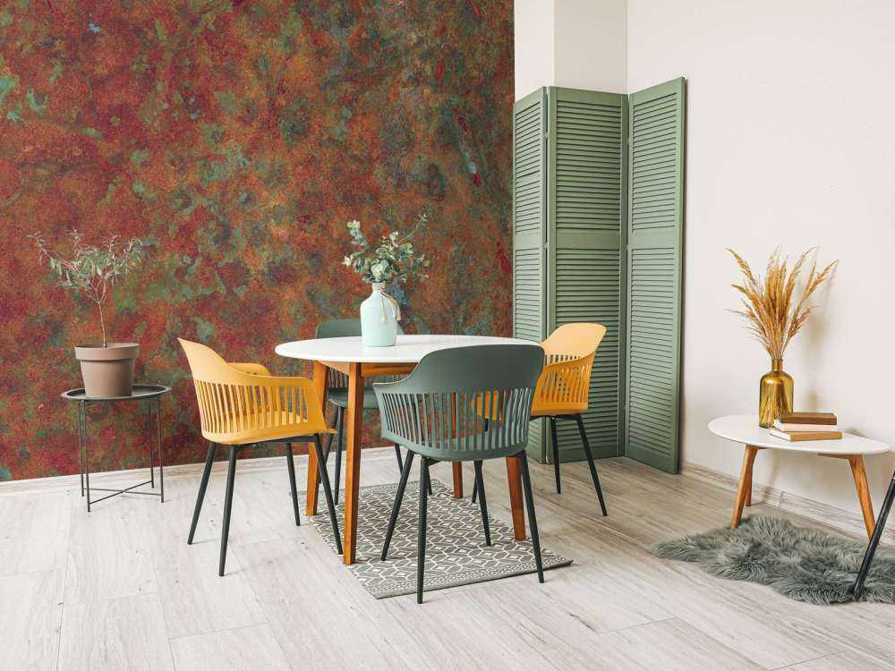 Métal industriel oxydé