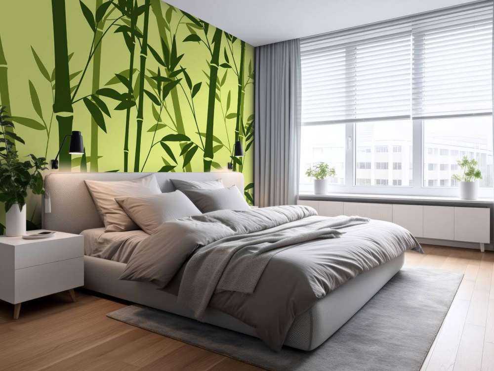 Illustration d'une forêt de bambous