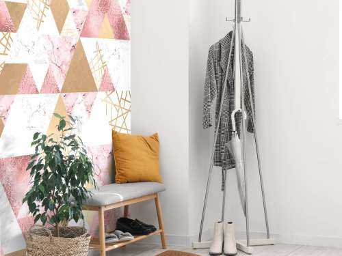 Motif Triangles doré