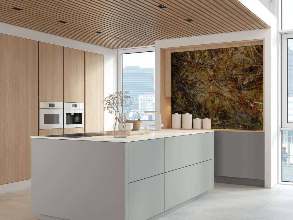 Marbre avec des veines colorées