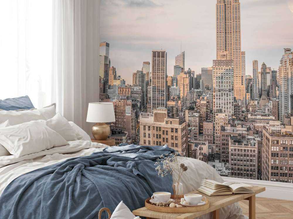 Empire State Building avec skyline