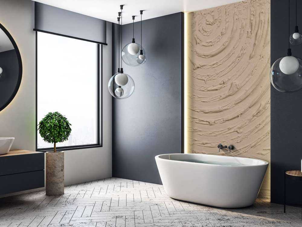 Formes et lignes courbes en taupe