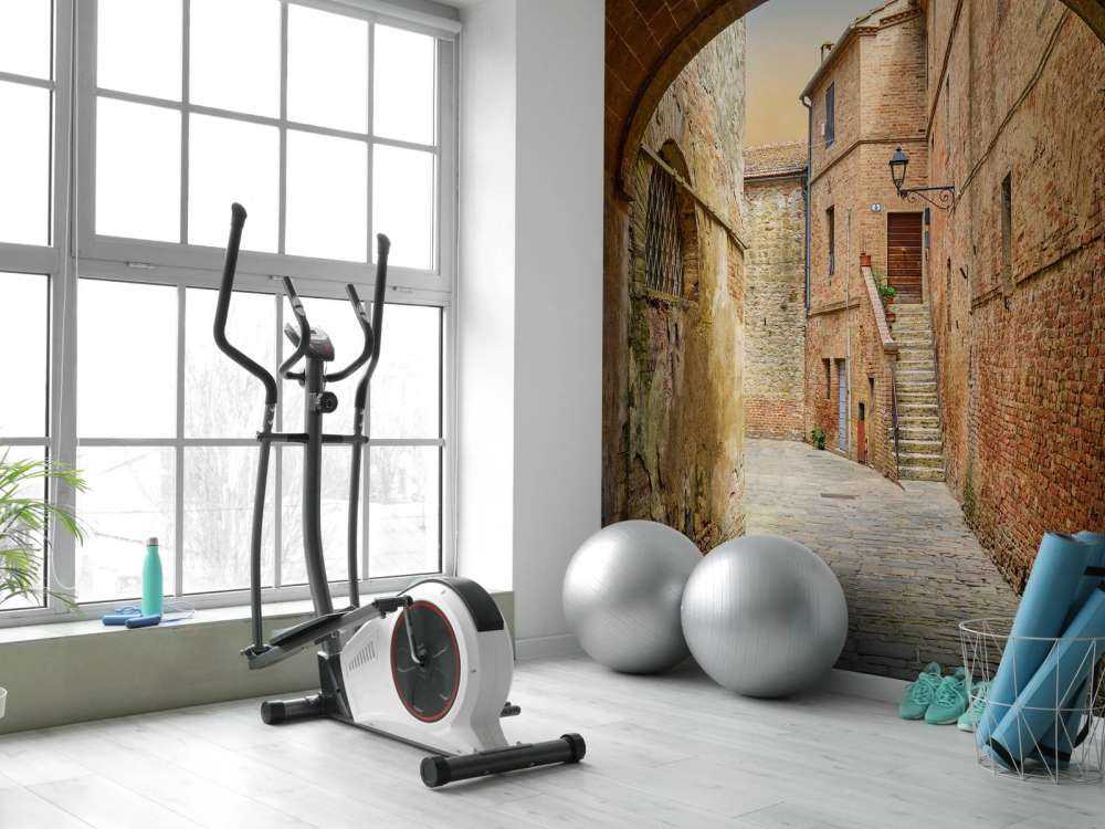 Rue étroite et voûtée