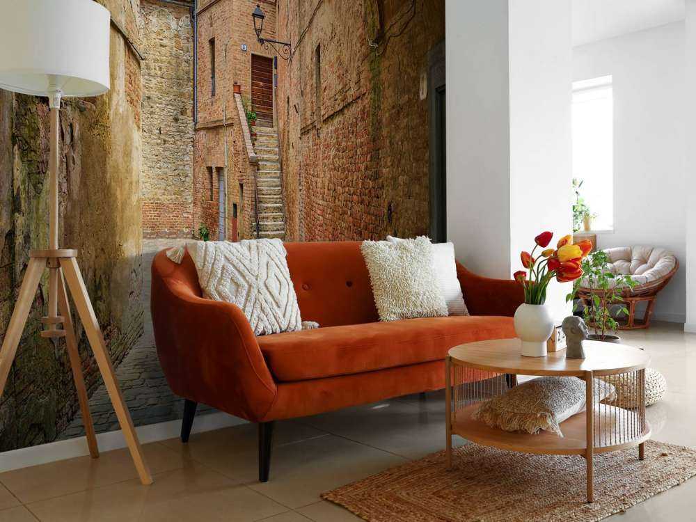 Rue étroite et voûtée