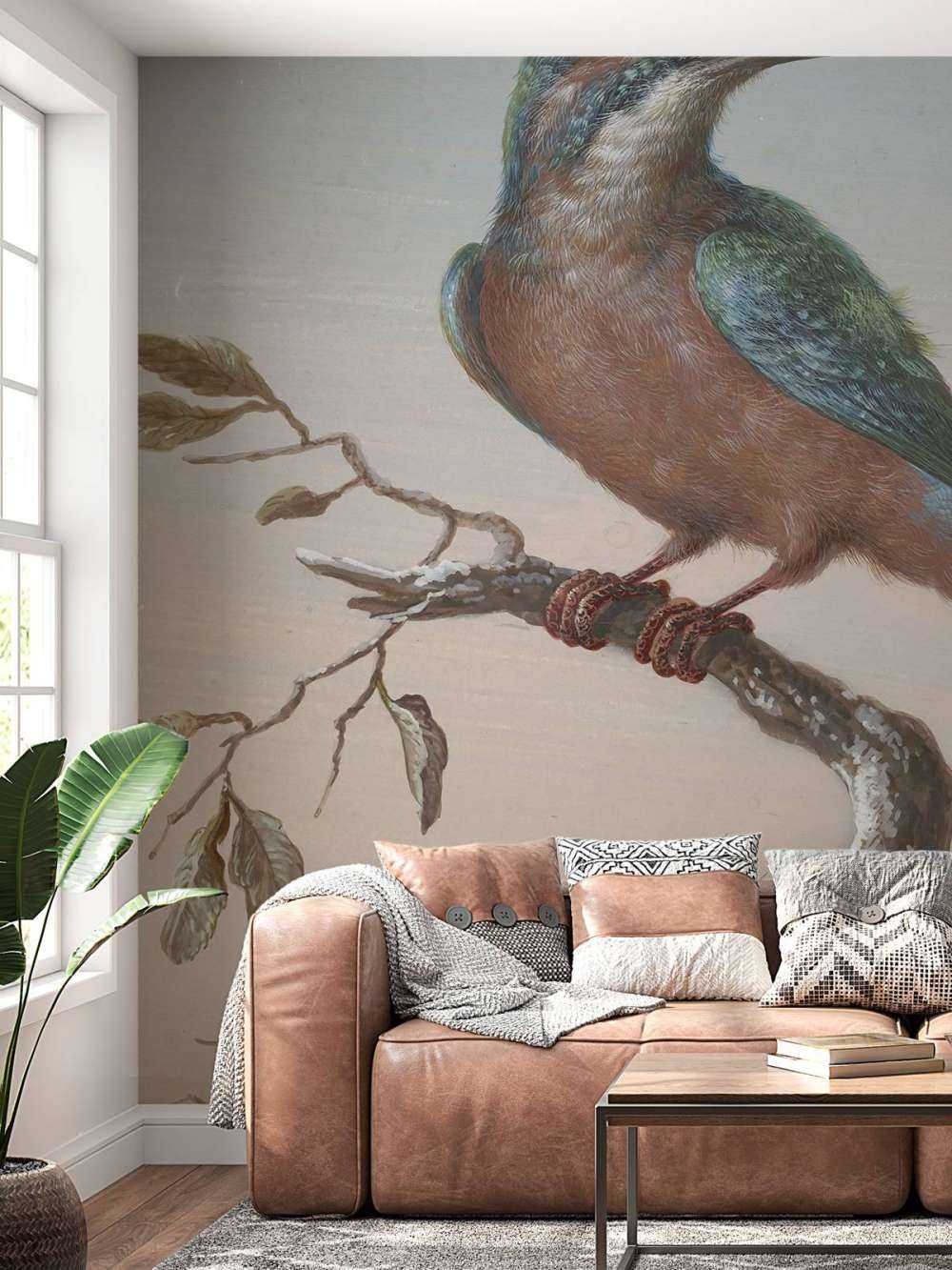 Martin-pêcheur peinture