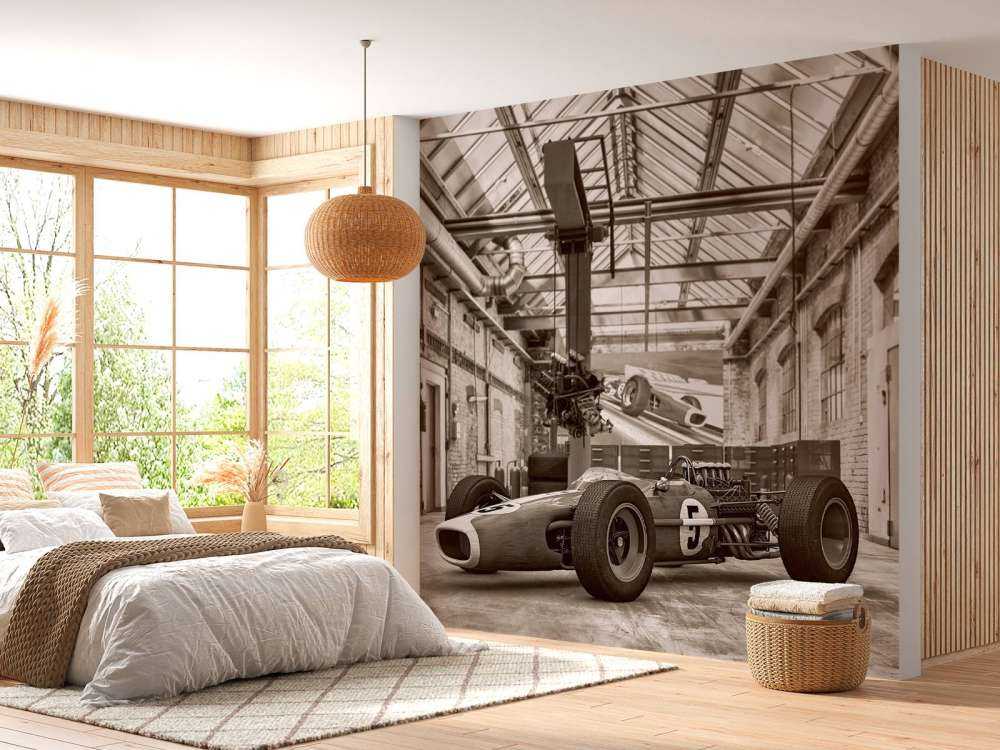 Vieille voiture de course