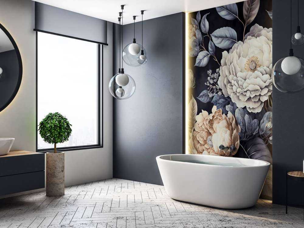 baroque, floral, grand et sombre