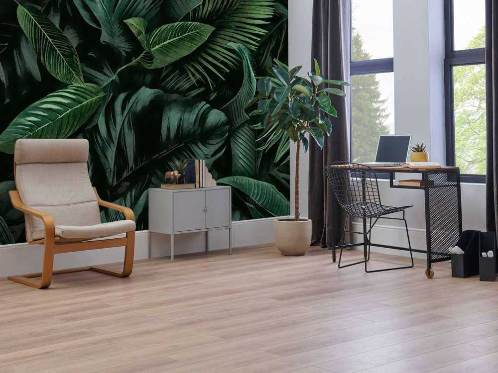 Green midnight jungle tropical escape