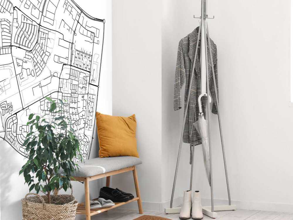 Carte de Dronten, blanc