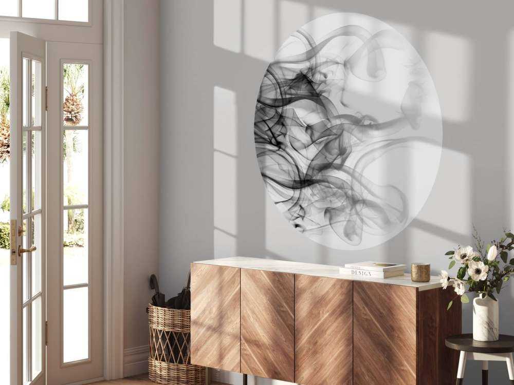 Tête formée de fumée