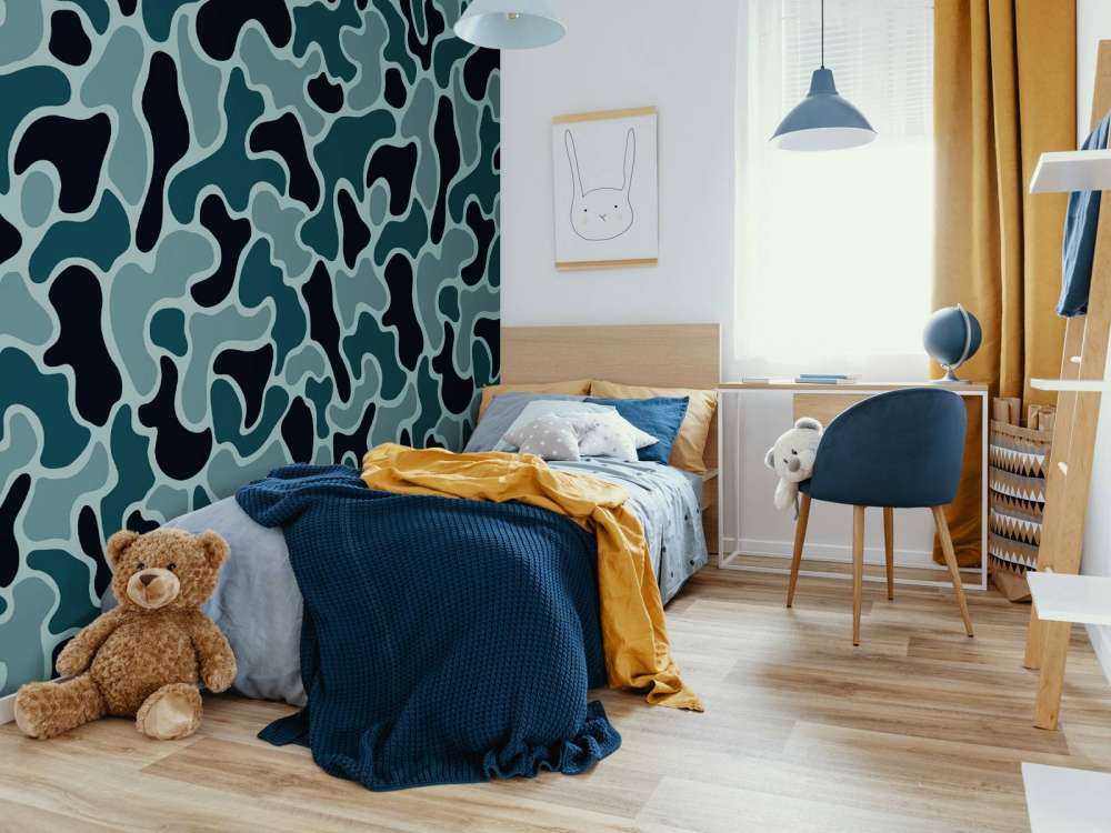 Camouflage vert gris