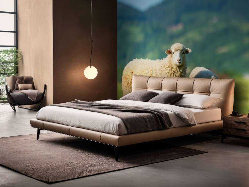 Deux moutons dans un pré