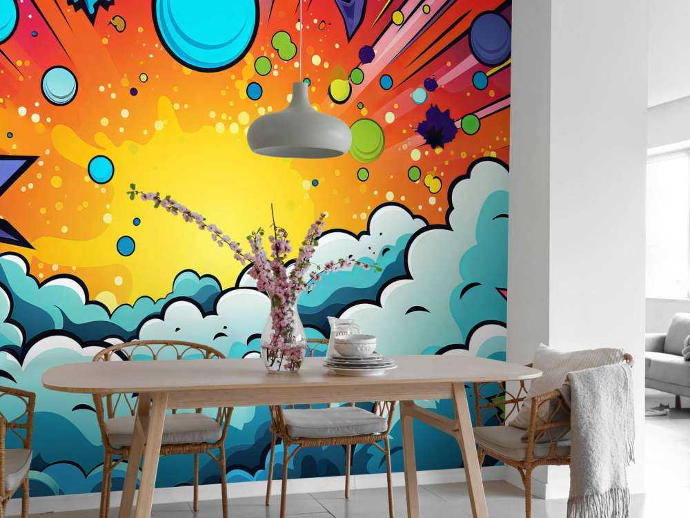 Explosion cosmique de couleurs