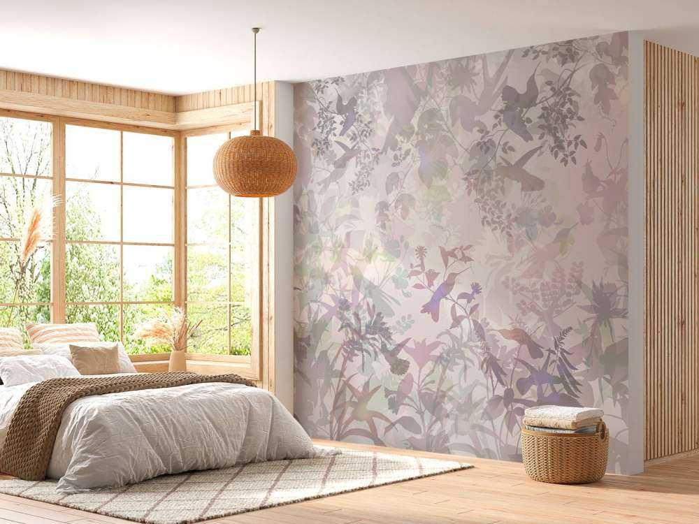 Symphonie de jardin en violet